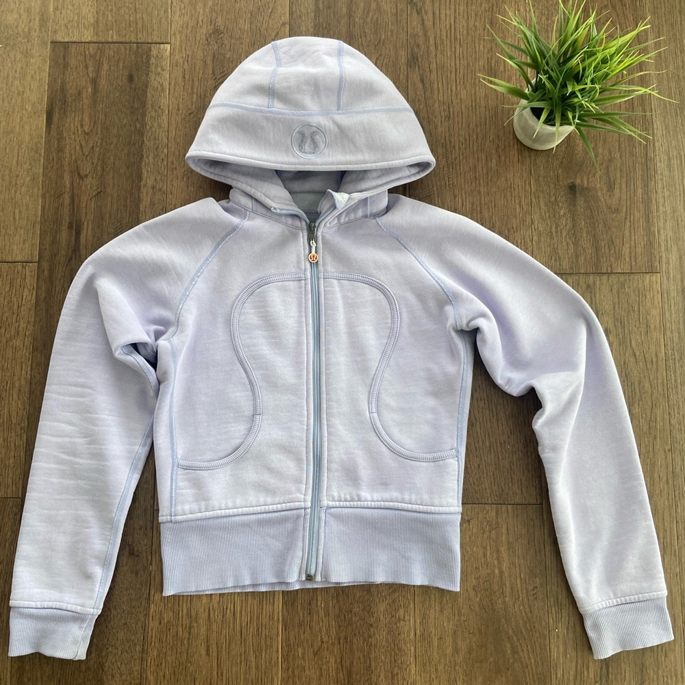 Lavender Lululemon Scuba Hoodie Zipup
